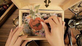 ASMR Journaling Vintage  빈티지다꾸 DIY Scrapbooking | Junk Journal Sounds | hwaufranc