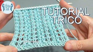 HOW TO MAKE A PERFECT OPEN KNITTING PATTERN FOR A BLOUSE OR A BEACH COVER - KNITTING TUTORIAL 162