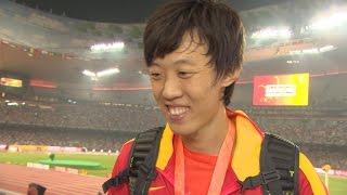 WCH 2015 Beijing - Guowei Zhang CHN High Jump Final Bronze