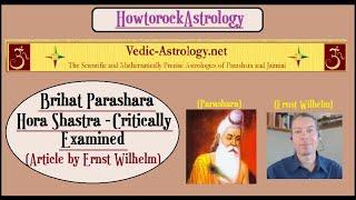 Brihat Parashara Horashastra Critically Examined (article by Ernst Wilhelm)