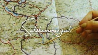 ASMR Salzkammergut (soft spoken, map tracing)