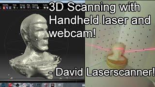 3D Scanning with Handheld Laser and Webcam - DAVID Laserscanner v3