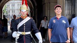 Act of kindness by royal kings guard England!