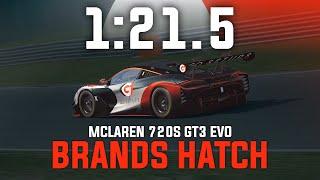 Brands Hatch 1:21.5 - Mclaren 720S GT3 EVO - GO Setups | ACC 1.10.2