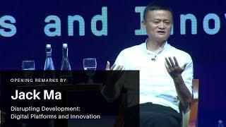 Jack Ma - Disrupting Development: Digital Platforms and Innovation at AM IMF WB 2018