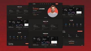 How To Create A Portfolio Website Using Only HTML And CSS - Complete Responsive Website