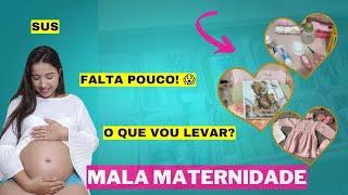 ARRUMANDO A MALA MATERNIDADE DA BÊBÊ, mostrei TUDO o que VOU LEVAR