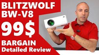 Blitzwolf BW-V8  99$ FullHD Bargain Android 11 Projector !