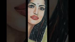 Priyanka chopra# colour pencil  drawing #ytshort# viral