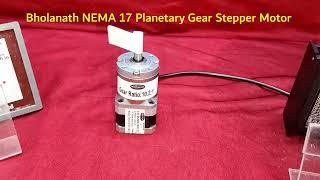 NEMA 17 Planetary Gear Stepper Motor | Planetary Gear | NEMA 17 | Stepper Motor | 16kgcm | English