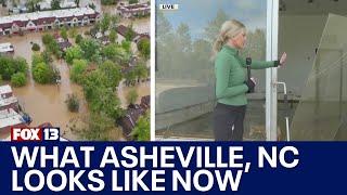 Live report: Looking at damages Storm Helene left in Asheville, NC | FOX 13 Seattle