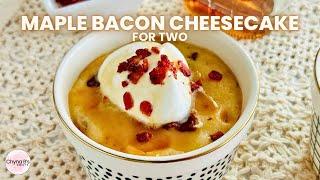 Maple Bacon Cheesecake for Two: A Deliciously Easy Dessert Recipe | Easy Cheesecake Recipe