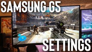 My Personal Samsung G5 Monitor Settings