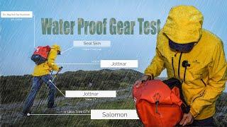 Worth £1263.00 - Will it keep me Dry ? | Testing Jottnar HODR, VANIR, Salomon GTX and Lomo Rucksack