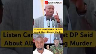 DP Kindiki finally speaks on the death of Albert Ojwang who lost his life in police Custody