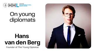 On young diplomats with Hans van den Berg