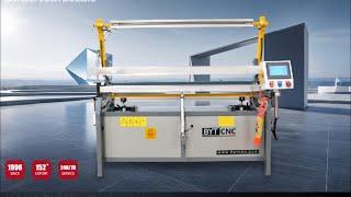 BYTCNC factory BZG-1200D double side plastic bending machine for acrylic PVC bender