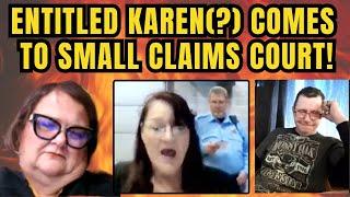 Entitled Karen(?) Brings Her Baggage Into Small Claims Court & Judge Webster Ain't Buyin It !!