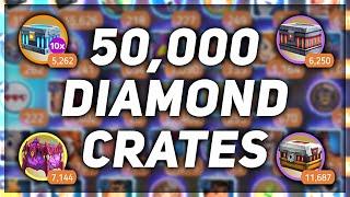 Opening 50,000 Diamond Crates in ONE CLICK | Disney Heroes Battle Mode!