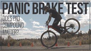 Panic Brake Test - Does Brake Pad Compound Really Matter?