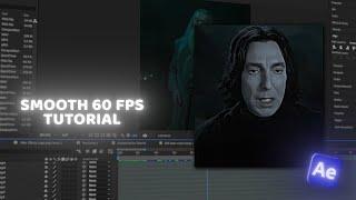 How to Convert Choppy to SMOOTH 60fps Video | AFTER EFFECTS Tutorial