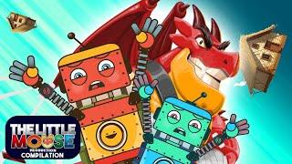 Epic Robot Adventure!  The Three Little Robots & The Dragon King | Rusty's World for Kids