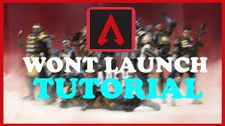 Apex Legends - Crash on Start up - TUTORIAL | 2022