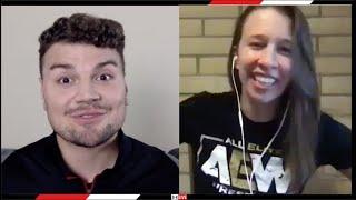 Aubrey Edwards on her role as AEW referee, dealing with criticism