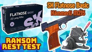 SK Flatnose Basic .22lr ammo test, Hämmerli model 215