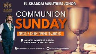 EL-SHADDAI MINISTRIES HOLY COMMUNION SERVICE 1/12/24 @ 7 PM APOSTLE CHRISTOPHER DEVADASS #LIVE