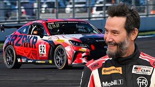 Keanu Reeves Highlights | Indianapolis | Toyota Gazoo Racing North America GR Cup 2024