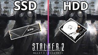 SSD VS HDD in STALKER 2 Heart of Chornobyl - Direct comparison