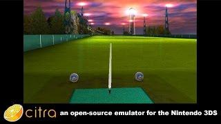 Citra 3DS Emulator - Flick Golf 3D Ingame! scaled resolution + fixed audio