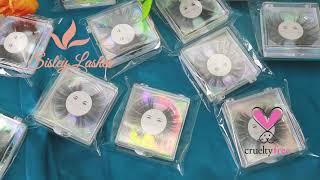 How to start a lashes business line with wholesale mink lashes and free clear packaging boxes