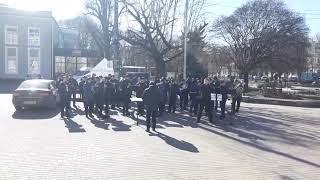 Патріотичний флешмоб оркестру в Хмельницькому