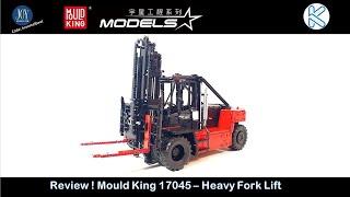 Riesen Gabelstapler mit Designschwächen!  Mould King 17044 / 17045 - Heavy Fork Lift