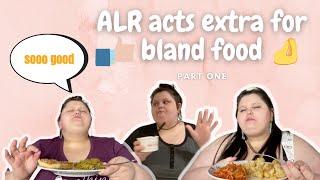 Amberlynn Reid acts extra for bland food