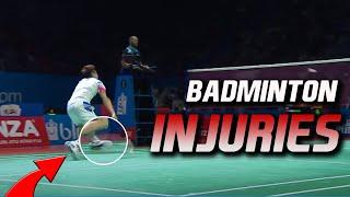 Top 10 SCARY INJURIES in Badminton History