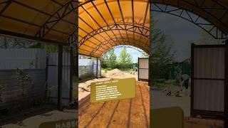 Навес для одного автомобиля 6х5 #спецкаркас #навесы