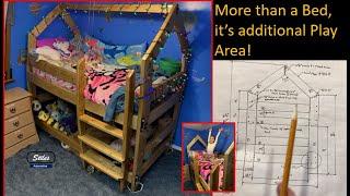 Princess Elizabeth Cottage Style Loft or Guest Bunk Bed Design & Build