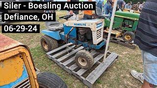 Results - Old Lawn Tractors -John Deere - Simplicity - Club Cadet - Homelite - Auction Defiance, OH