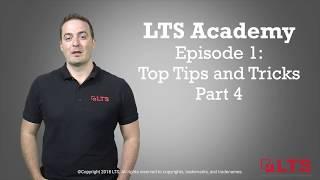 LTS Academy : Episode 1: Top Tips and Tricks - Tip #4 - Factory Reset