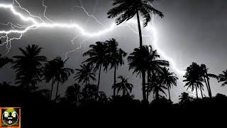 Intense Thunderstorm Sounds | NO RAIN | loud clap of thunder & impressive lightning on a dark night