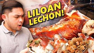 Insane 7AM CEBU LECHON for BREAKFAST! Balbacua, Lechon Manok & Seafood! LILOAN Food Tour!