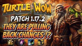 Turtle WoW CHANGES REVERTED for patch 1.17.2 !!