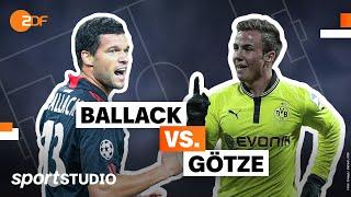 Ballack vs. Götze: Capitano oder Wunderkind? | Bundesliga | sportstudio