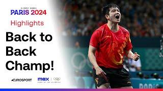 China Gets The Gold!  Table Tennis Men's Singles #Paris2024 #Olympics