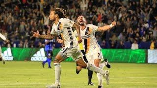 GOAL! Jermaine Jones scores his first goal for the LA Galaxy