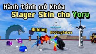 Bloxfruits - Hidding nâng cấp Slayer Skin cho Yoru siêu luck. #hidding #bloxfruit #bloxfruits