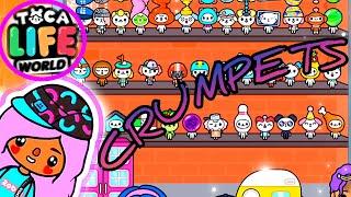 ALL CRUMPETS in TOCA BOCA. Toca Life World secret crumpets/УСІ CRUMPETS в TOCA BOCA.